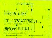 Partyline Flyer
